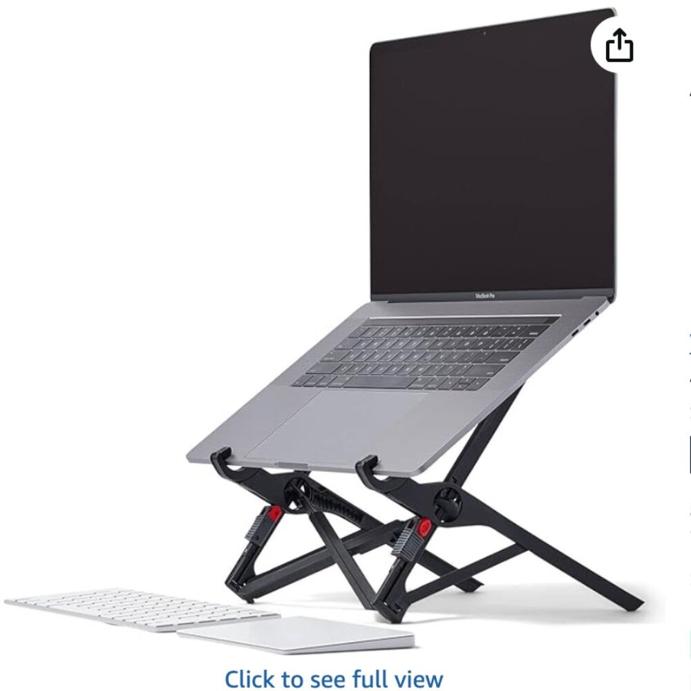 Patented Adjustable and Portable Roost Laptop Stand